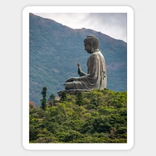 Tian Tan Buddha, Lantau Island, Hong Kong Sticker